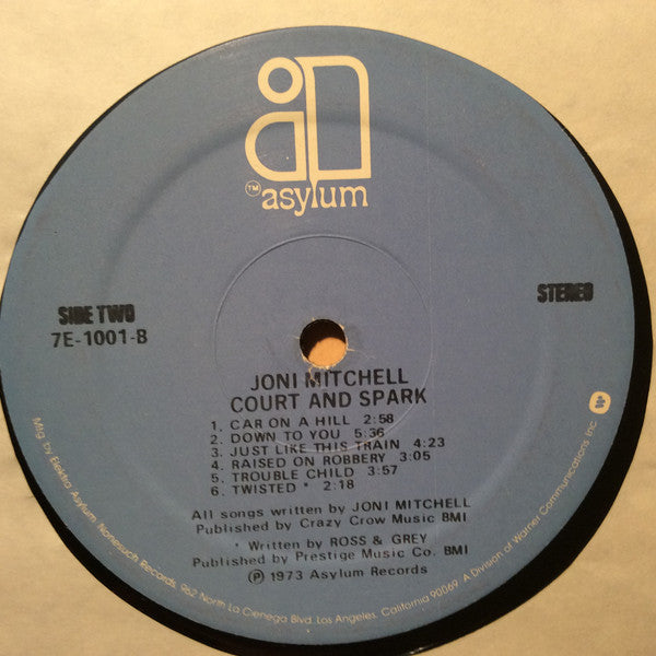Joni Mitchell - Court And Spark - LP 3