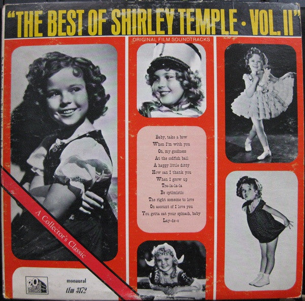 Shirley Temple - The Best Of Shirley Temple Vol. ll - LP