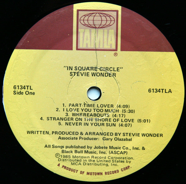 Stevie Wonder - In Square Circle - LP 4