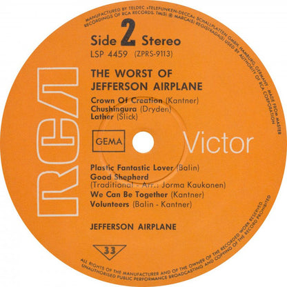 Jefferson Airplane - The Worst Of Jefferson Airplane - LP 4