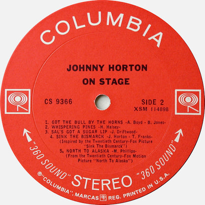 Johnny Horton - Johnny Horton On Stage - LP 4