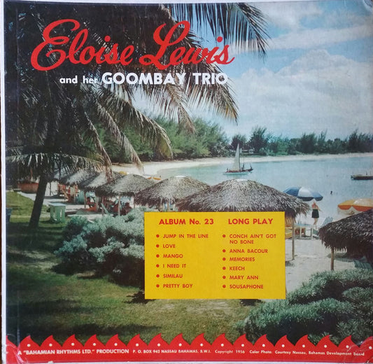 Eloise Lewis - Eloise Lewis and Her Goombay Trio - LP