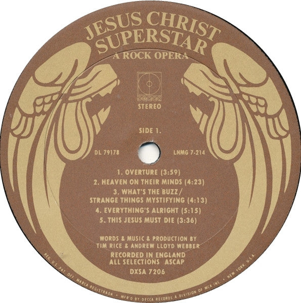 Andrew Lloyd Webber And Tim Rice - Jesus Christ Superstar - LP 3