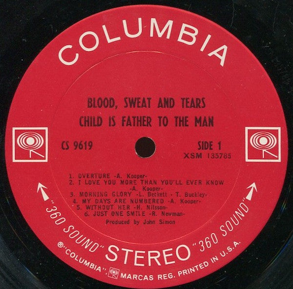 Blood, Sweat And Tears - Child Is Father To The Man - LP 3