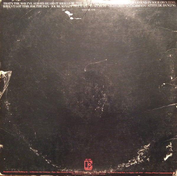 Carly Simon - The Best Of Carly Simon - LP 2