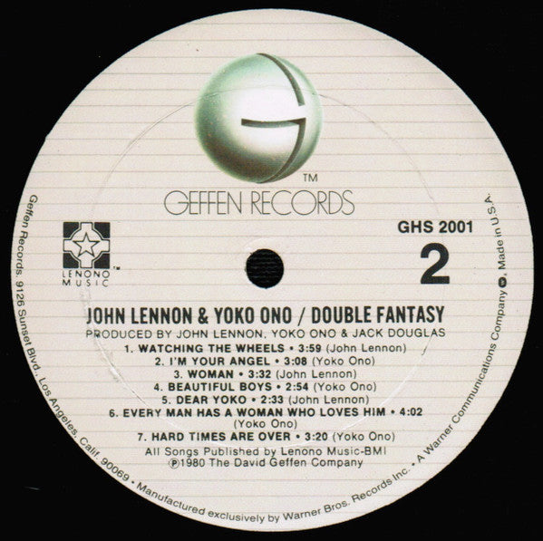 John Lennon & Yoko Ono - Double Fantasy - LP 4