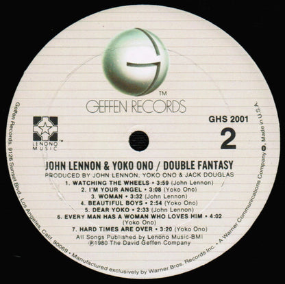 John Lennon & Yoko Ono - Double Fantasy - LP 4
