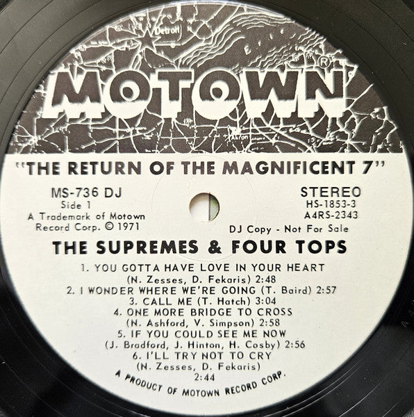 The Supremes & The Four Tops - The Return Of The Magnificent Seven - LP 3