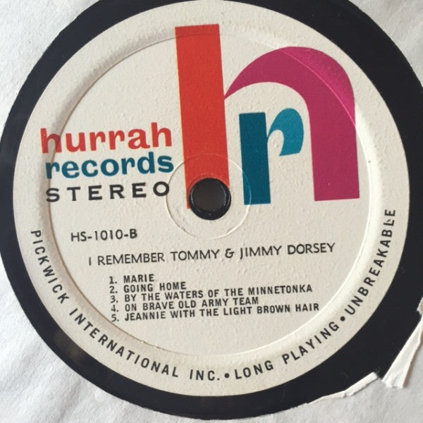 Bobby Krane And His Orchestra - I Remember Tommy & Jimmy Dorsey - LP 4
