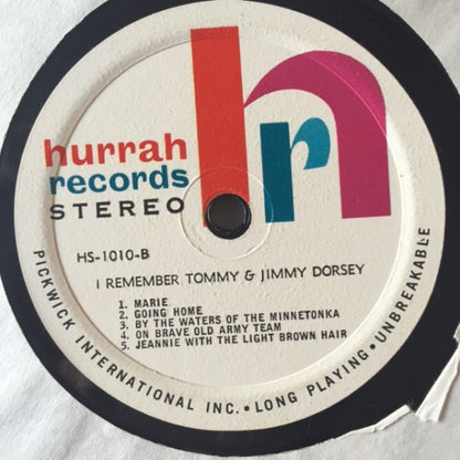 Bobby Krane And His Orchestra - I Remember Tommy & Jimmy Dorsey - LP 4