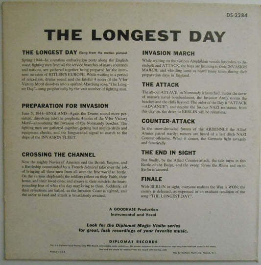 Film Spectacular Soundtrack Orchestra Conducted By Niklos Andriano - Theme From The Longest Day And The Sounds Of D-Day To VE-Day In Dramatic Stirring Music! - LP 2