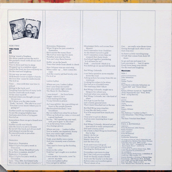 John Sebastian - The Four Of Us - LP 3