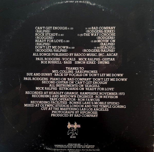 Bad Company - Bad Company - LP 2