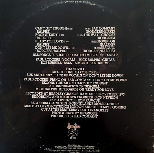 Bad Company - Bad Company - LP 2