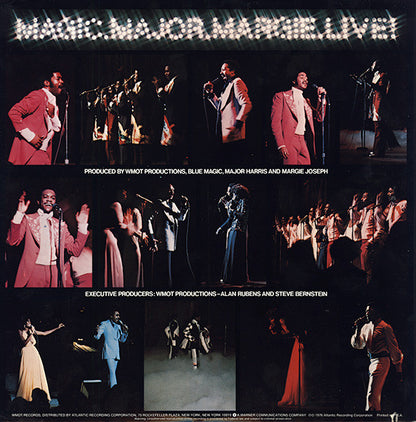 Blue Magic, Major Harris, Margie Joseph - Live! - LP 4