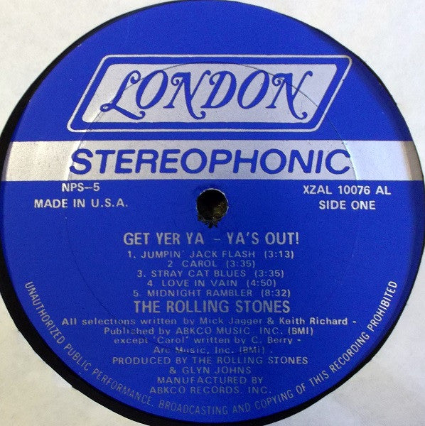 The Rolling Stones - Get Yer Ya-Ya's Out! - The Rolling Stones In Concert - LP 3