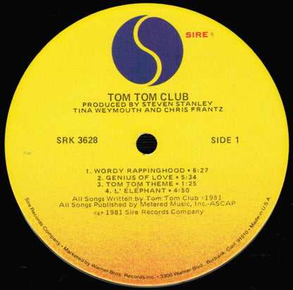 Tom Tom Club - Tom Tom Club - Vinyl, LP, Album, Stereo 3