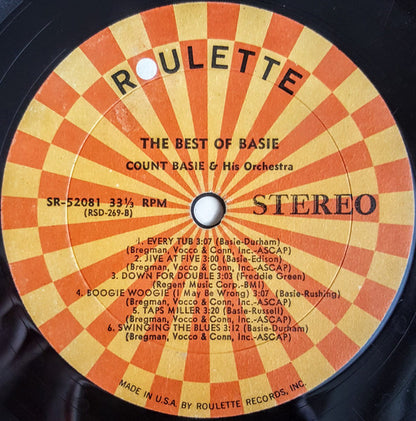 Count Basie & His Orchestra - The Best Of Basie - LP 4