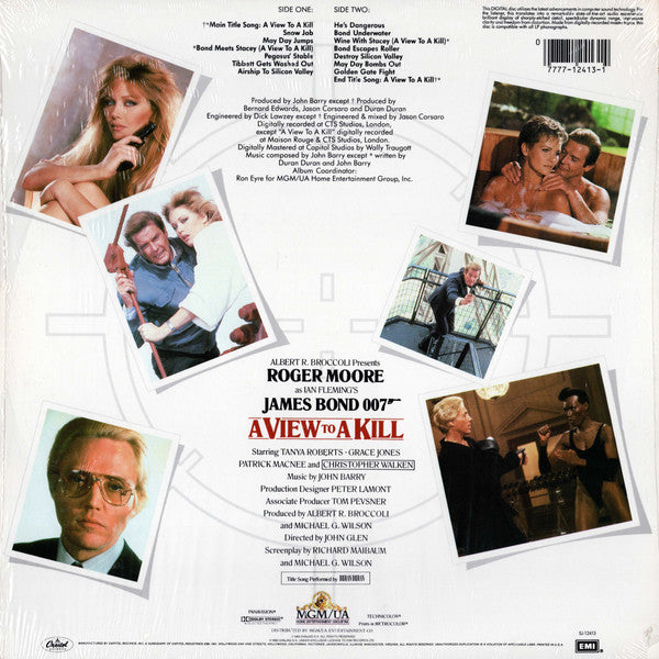 John Barry - A View To A Kill (Original Motion Picture Soundtrack) - LP 2