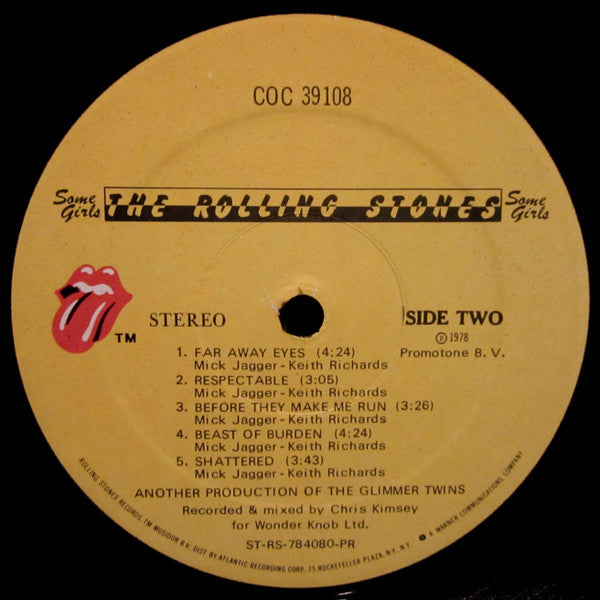 The Rolling Stones - Some Girls - LP 4