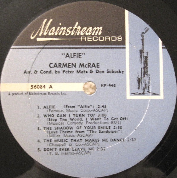 Carmen McRae - Alfie - LP 3