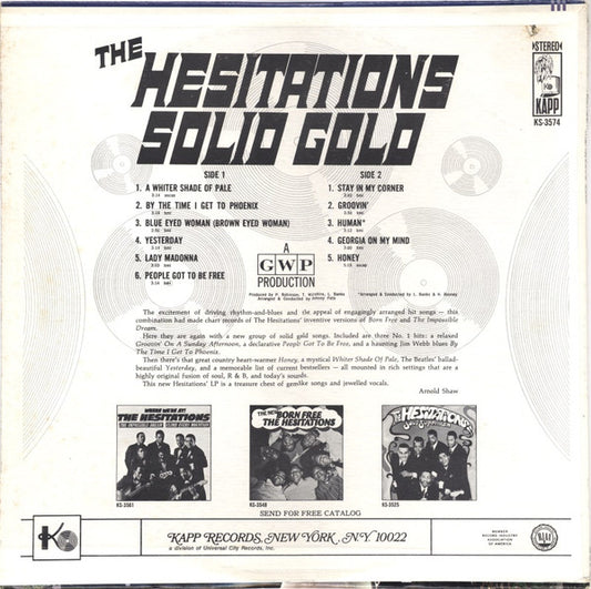 The Hesitations - Solid Gold - LP 2