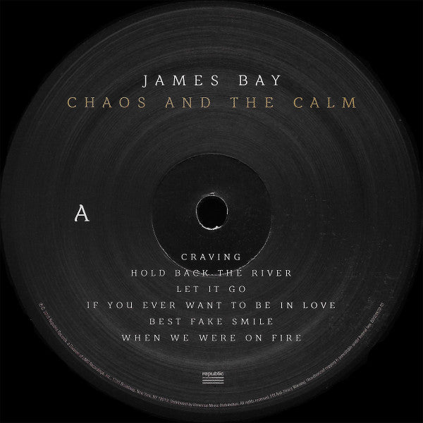 James Bay - Chaos And The Calm - LP 2