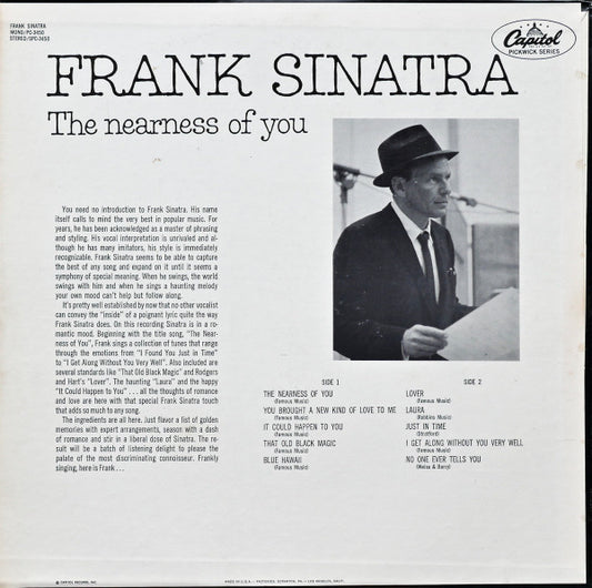 Frank Sinatra - The Nearness Of You - LP 2