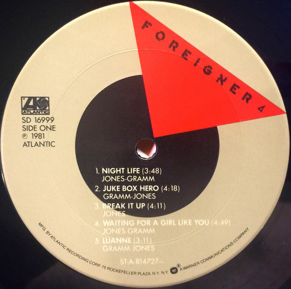 Foreigner - 4 - LP 3
