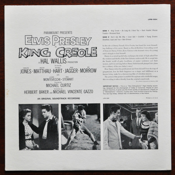 Elvis Presley - King Creole - LP 2
