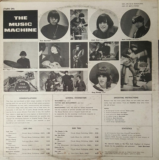 The Music Machine - (Turn On) The Music Machine - LP 2