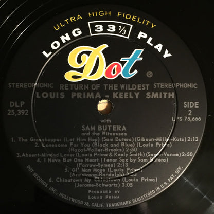 Louis Prima & Keely Smith - Return Of The Wildest - LP 4