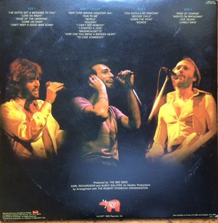 Bee Gees - Here At Last...Bee Gees...Live - LP 3