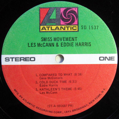 Les McCann & Eddie Harris - Swiss Movement - LP 3