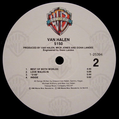 Van Halen - 5150 - LP 4