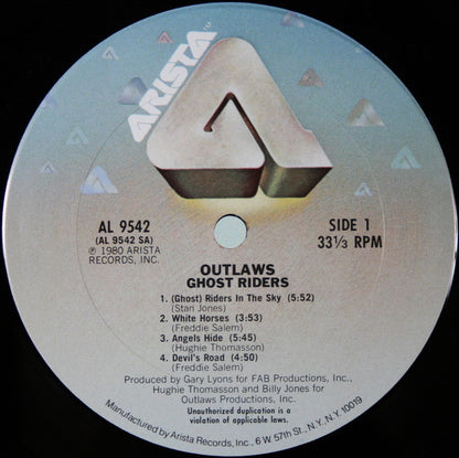 Outlaws - Ghost Riders - Vinyl, LP, Album 3