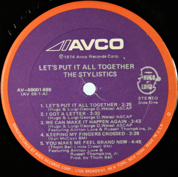 The Stylistics - Let's Put It All Together - LP 3