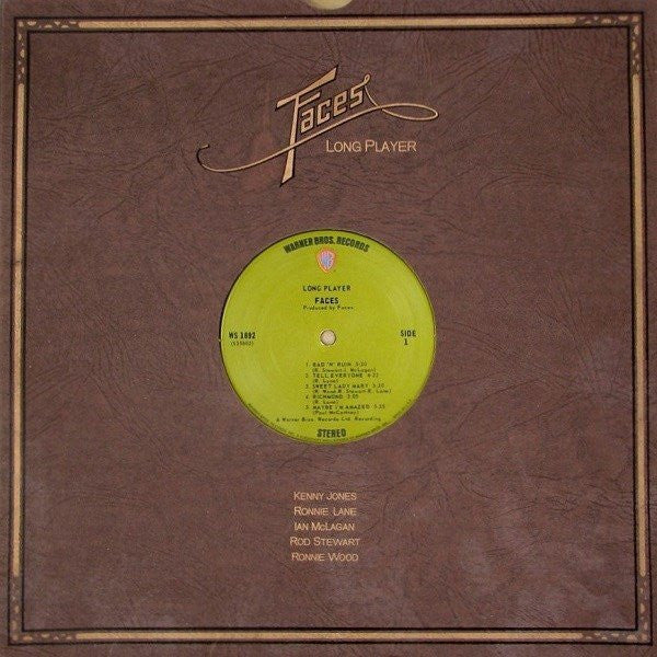 Faces - Long Player - VINTAGE vinyl record for sale