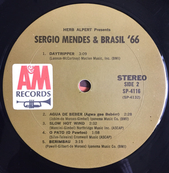 Sérgio Mendes & Brasil '66 - Herb Alpert Presents Sergio Mendes & Brasil '66 - LP 4