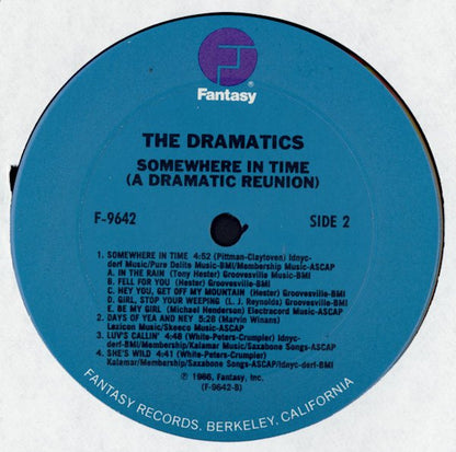 The Dramatics - Somewhere In Time (A Dramatic Reunion) - LP 4