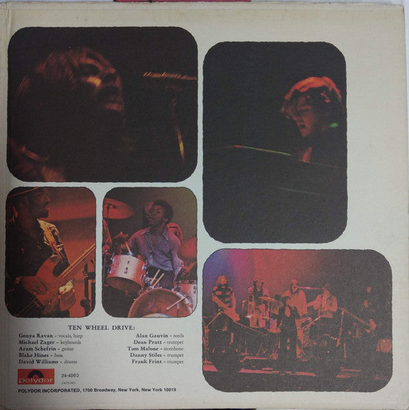 Ten Wheel Drive With Genya Ravan - Peculiar Friends - LP 3