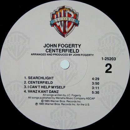 John Fogerty - Centerfield - LP 4