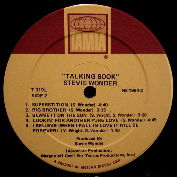 Stevie Wonder - Talking Book - LP 5