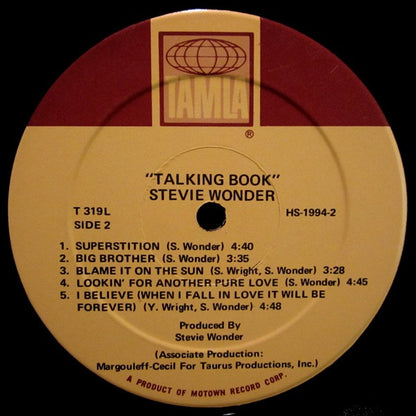 Stevie Wonder - Talking Book - LP 5
