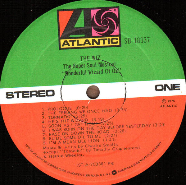 Charlie Smalls - Original Cast* - The Wiz (The Super Soul Musical "Wonderful Wizard Of Oz") - LP 4