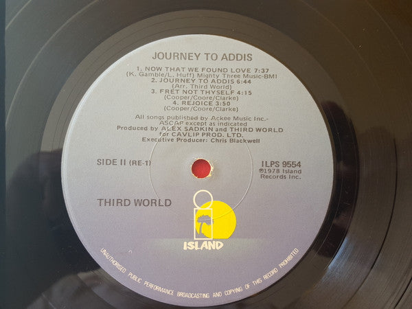 Third World - Journey To Addis - LP 4
