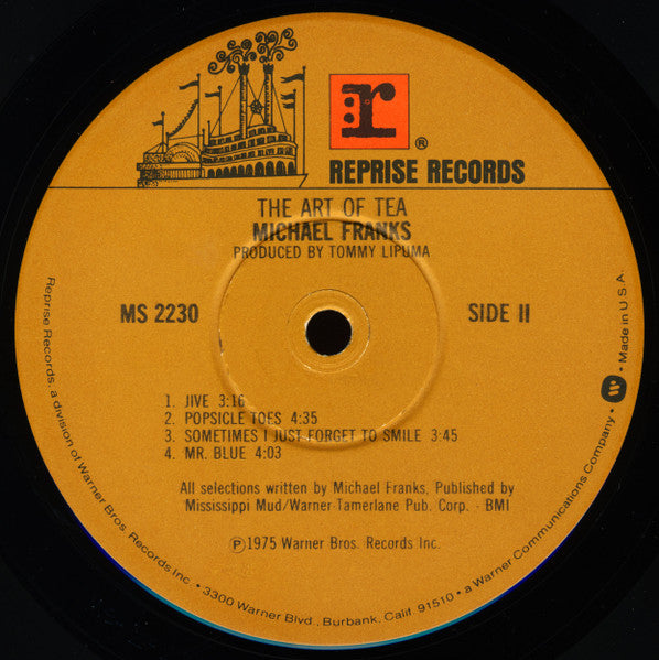 Michael Franks - The Art Of Tea - LP 4