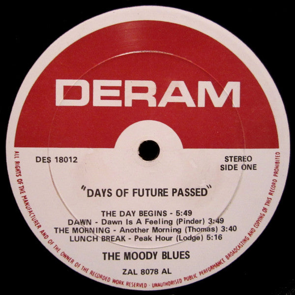 The Moody Blues With The London Festival Orchestra Conducted By Peter Knight - Days Of Future Passed - LP 3