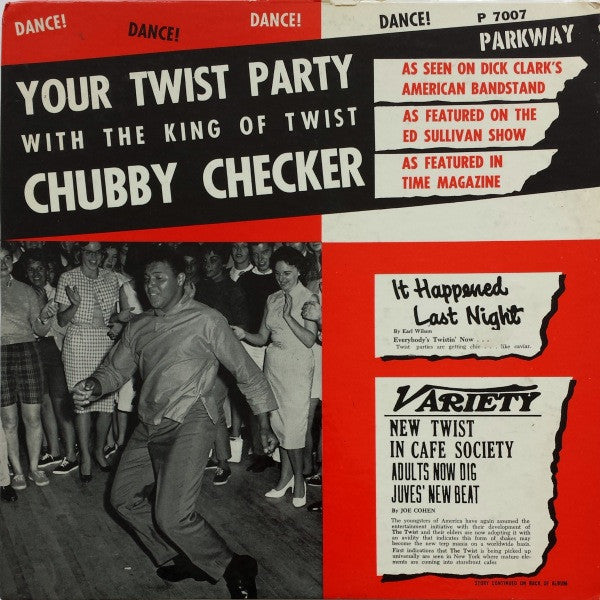 Chubby Checker - Your Twist Party - VINTAGE vinyl record for sale