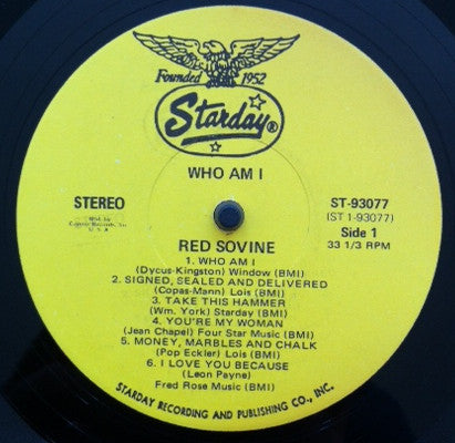 Red Sovine - Who Am I? - LP 3